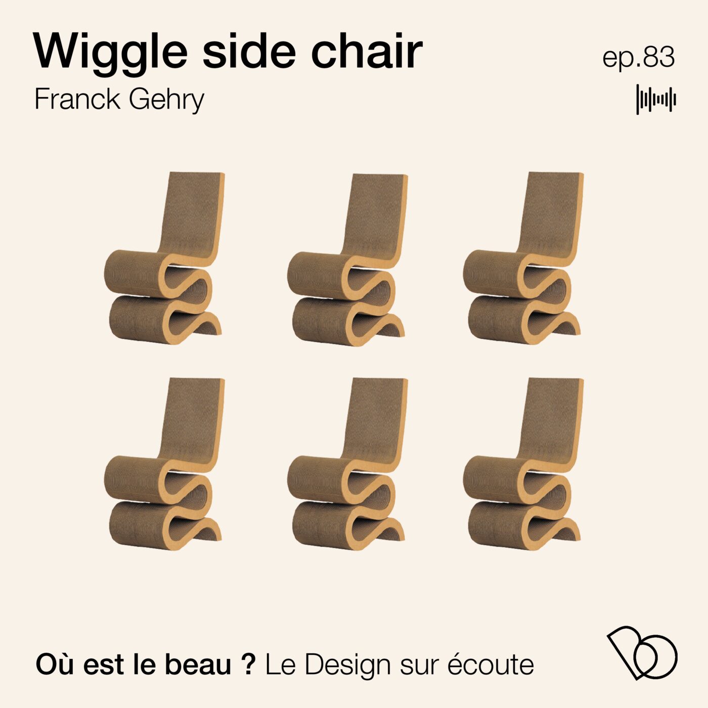 #83 - Wiggle side chair - Frank Gehry  