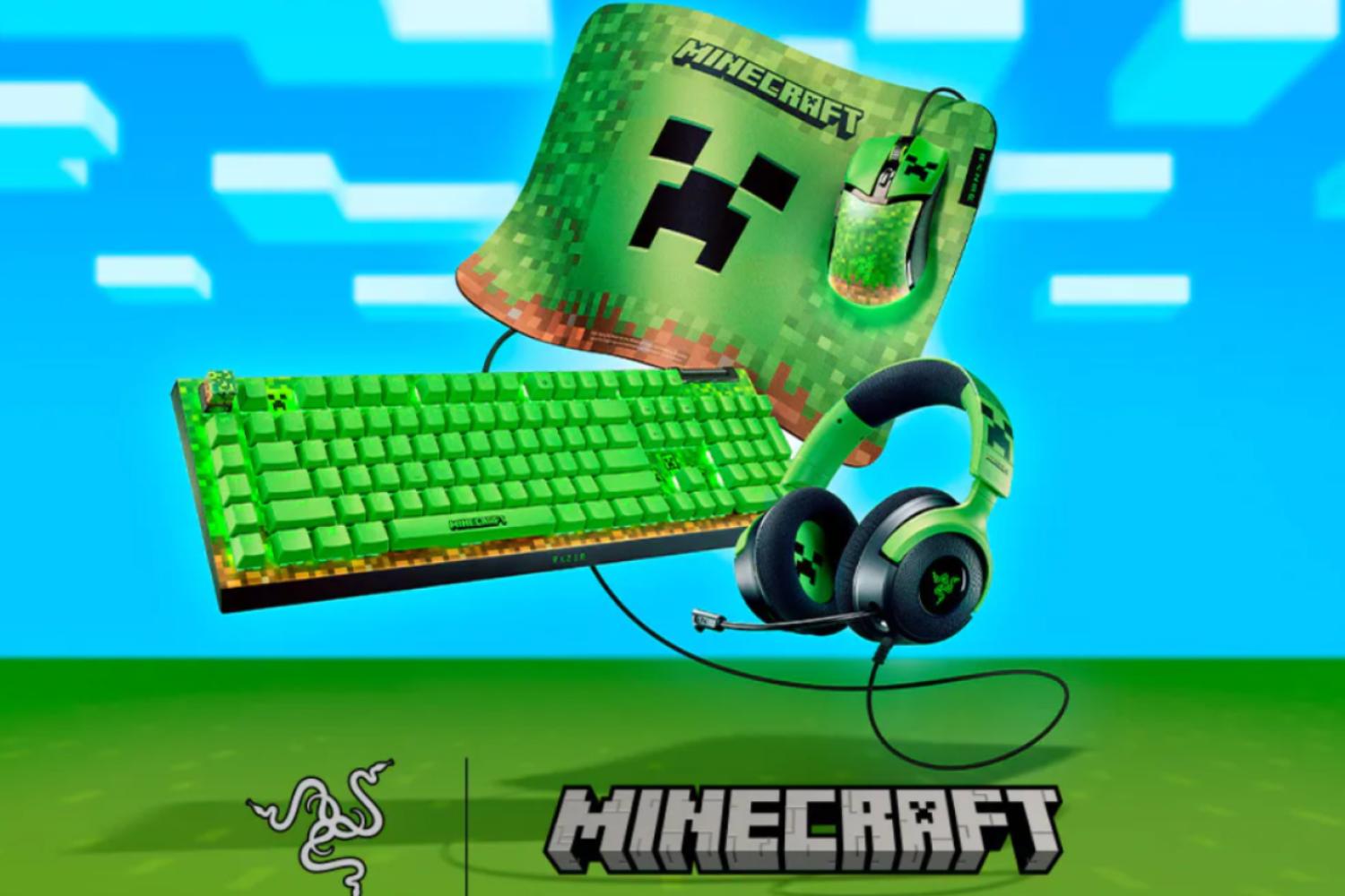 Razer lance des périphériques Minecraft aux couleurs du Creeper