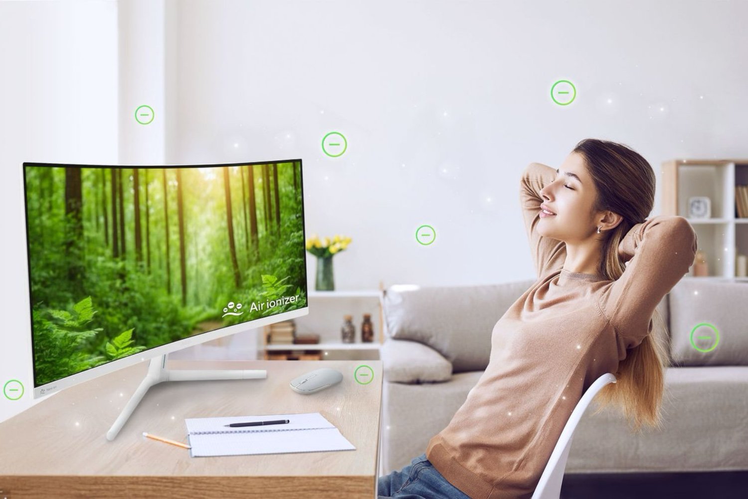 Asus planque un purificateur d’air dans ses écrans