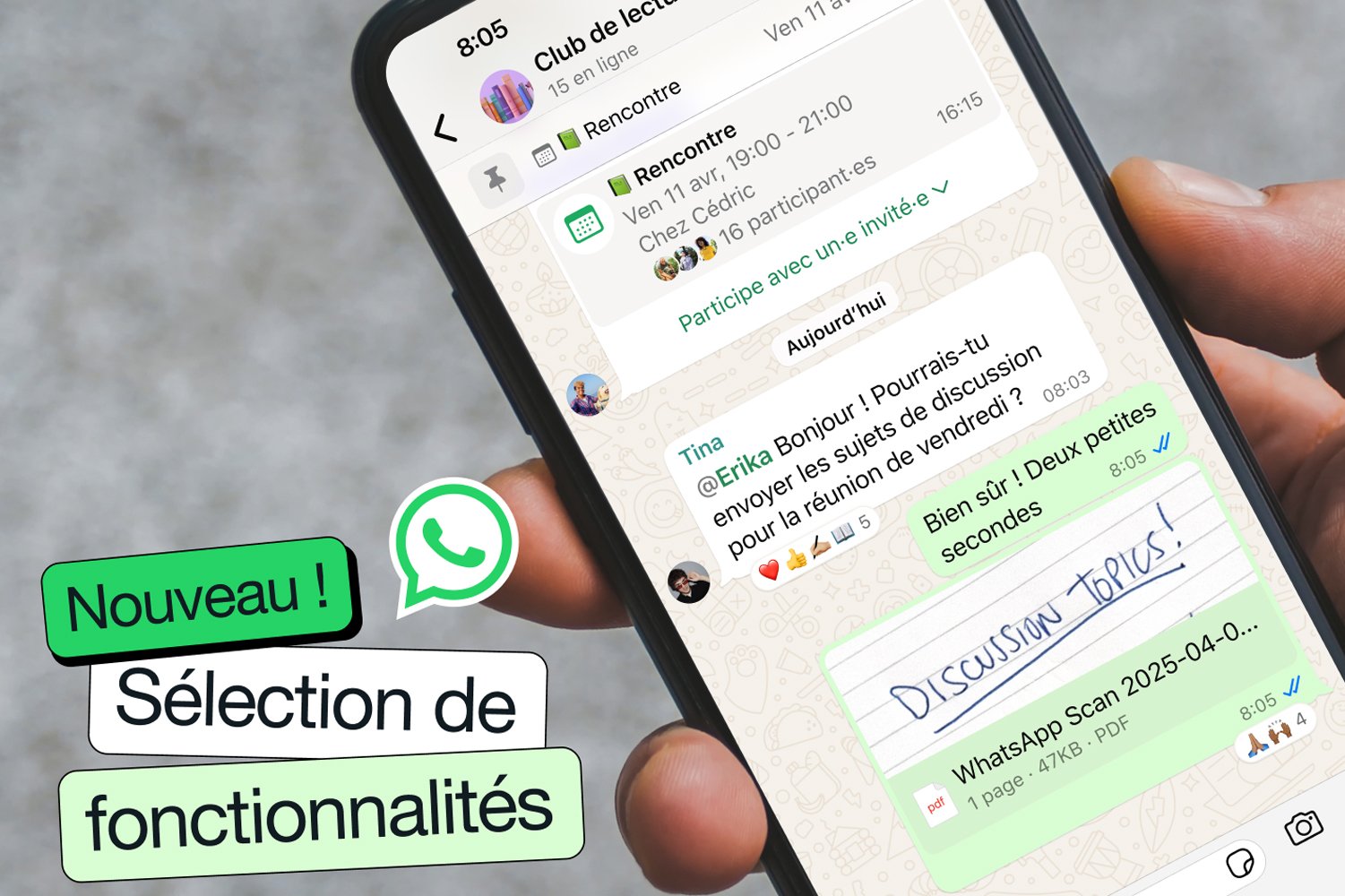 WhatsApp contre-attaque : ces nouveautés cachent une guerre silencieuse avec ses rivaux