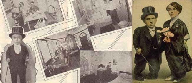21 novembre 1906. Le jour où se marient les lilliputiens, le comte de Nicol et Mlle Rose