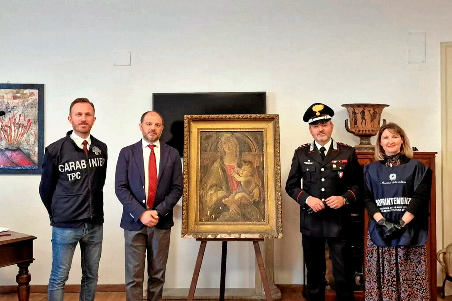 Perdu depuis plus de 30 ans, un tableau de Botticelli retrouvé en Italie