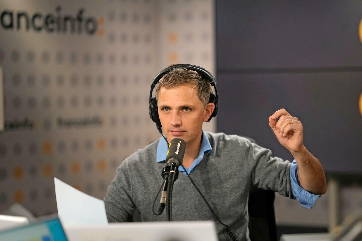 Jérôme Chapuis, le métronome de France Info
