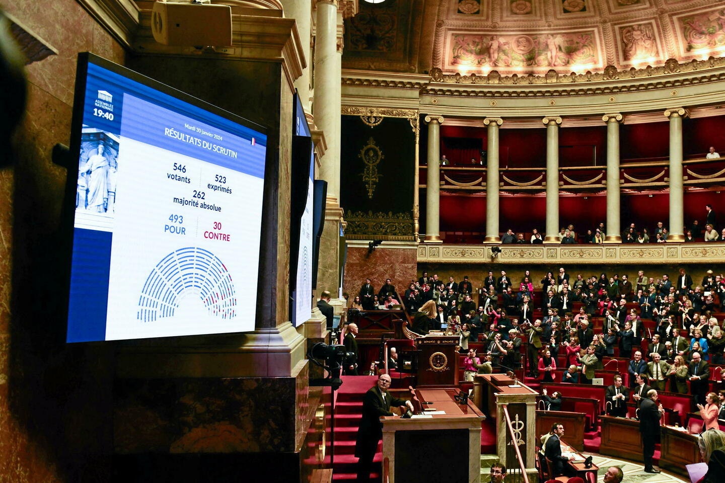 L'Assemblée nationale vote l'inscription de l'IVG dans la Constitution 