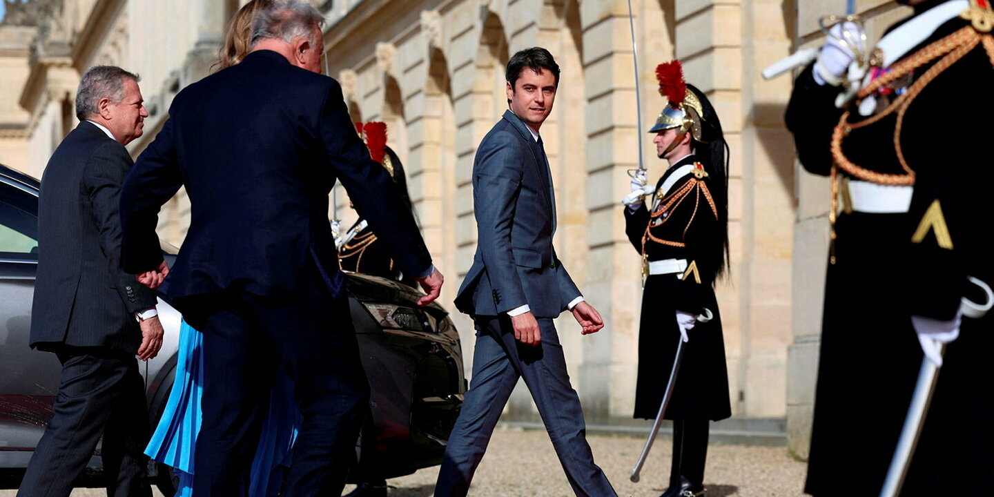 Baromètre « Le Point »- Cluster17 : fin de l???état de grâce pour Gabriel Attal