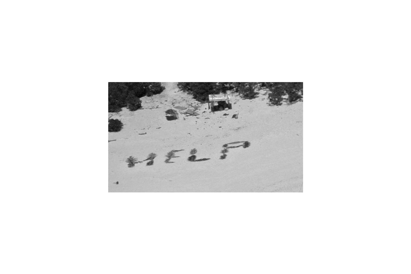 « Help » : des naufragés secourus sur une île du Pacifique grâce à un message sur le sable