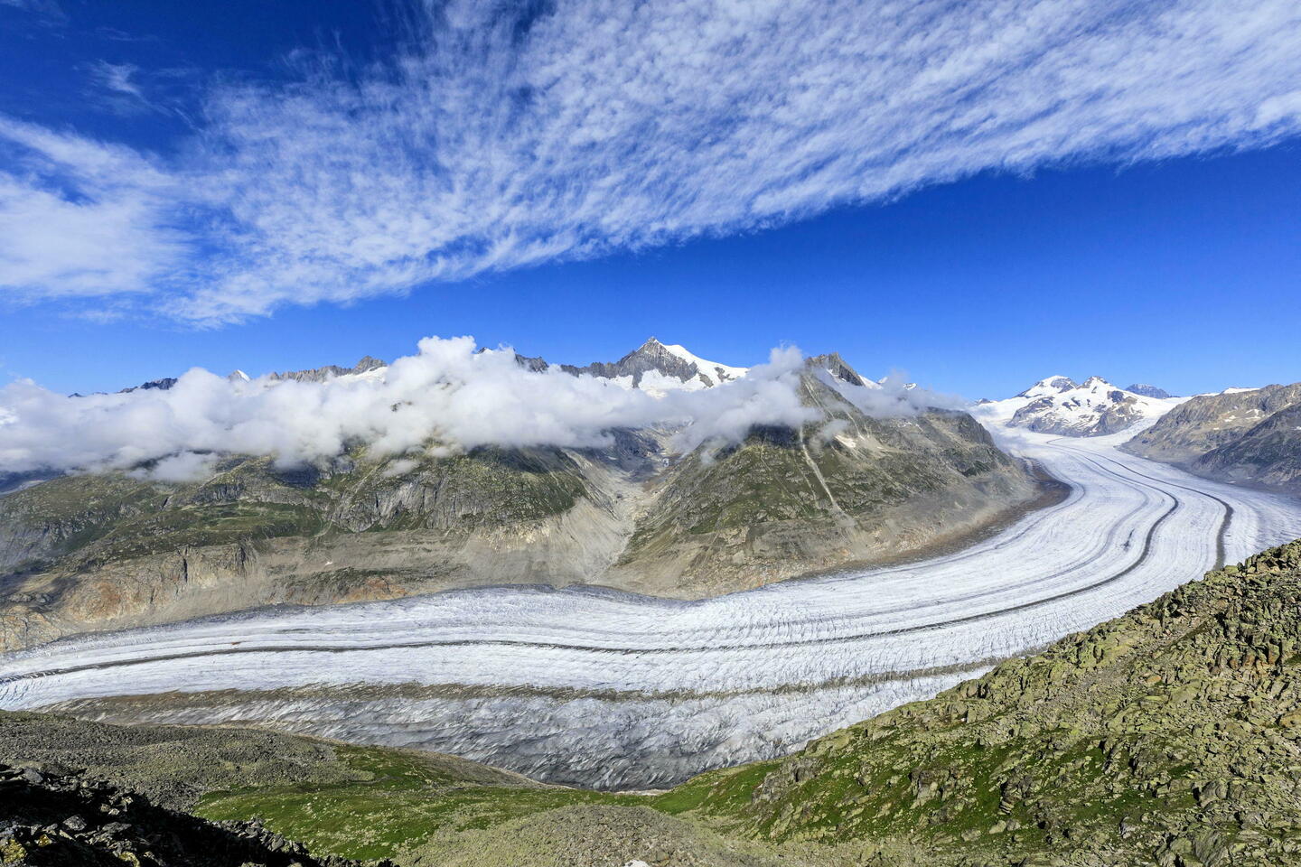 Ce que nous enseigne l???imposant glacier suisse d???Aletsch