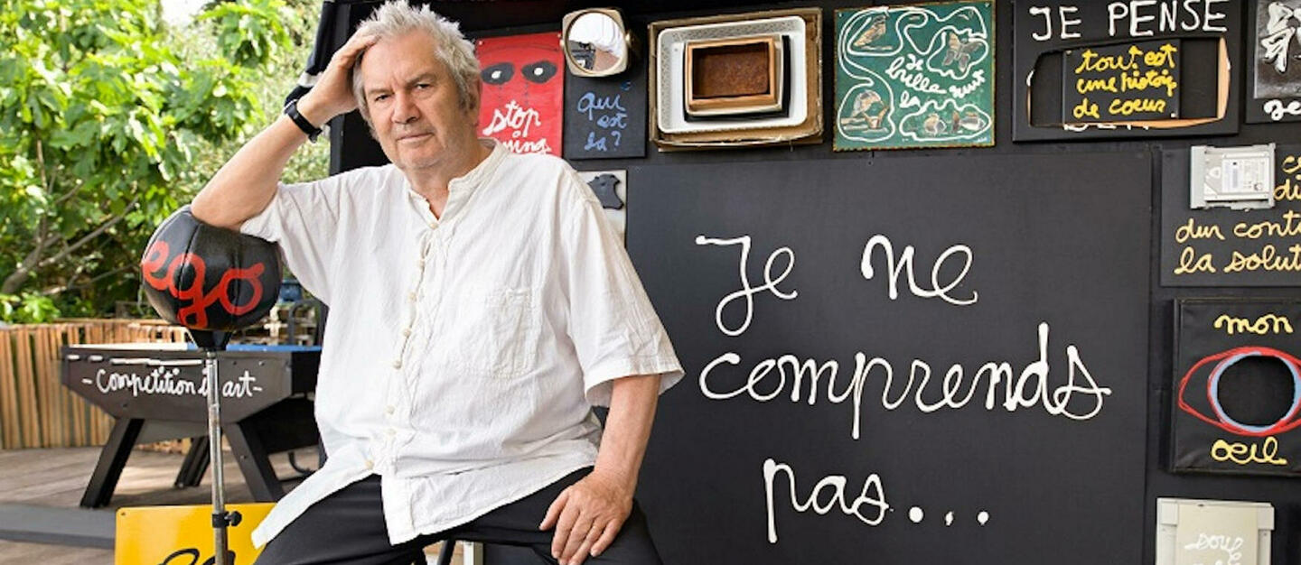 L???artiste Ben, orfèvre de l???écriture, est mort