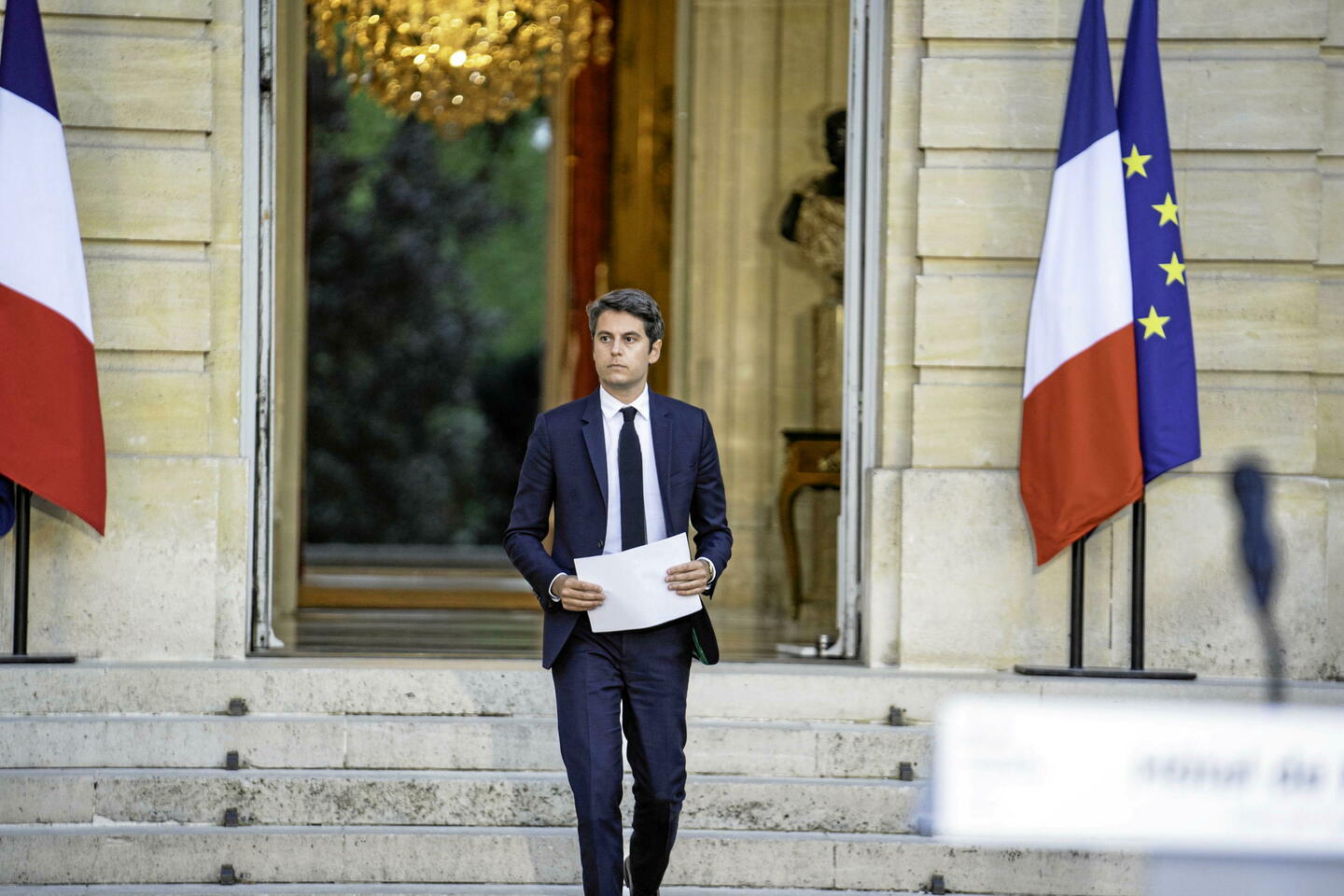 Emmanuel Macron a accepté la démission de Gabriel Attal
