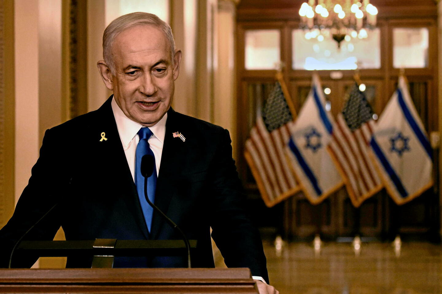 Guerre Hamas-Israël : ce qu???a déclaré Benyamin Netanyahou face au Congrès américain
