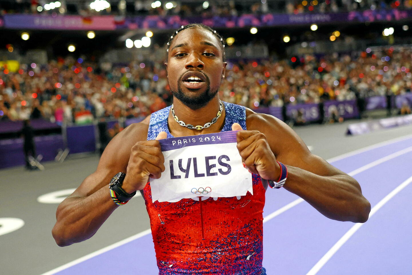 JO 2024 : j???ai vu la flèche américaine Noah Lyles gagner le sprint