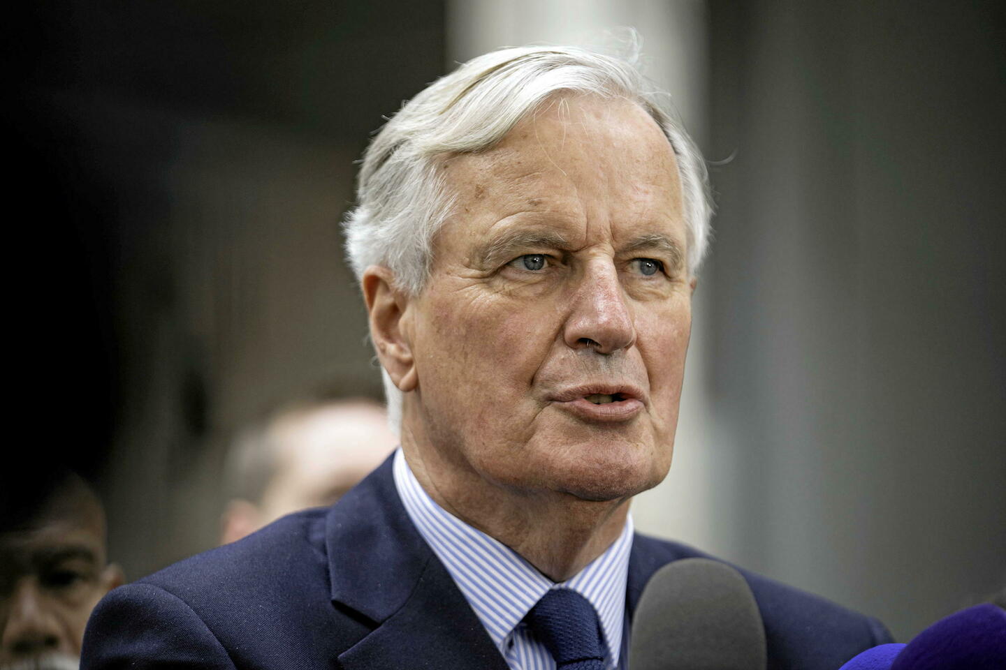 Opération séduction pour Michel Barnier, qui poursuit sa tournée des parlementaires