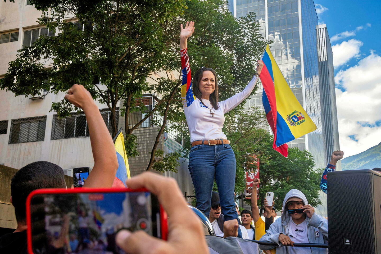« La liberté se conquiert ! » : à Caracas, les Vénézuéliens défient Maduro