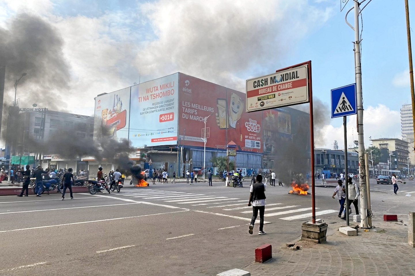 RDC : à Kinshasa, opération ville morte et manifestations contre des ambassades occidentales