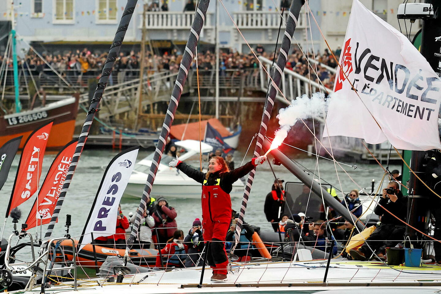 Vendée Globe : Violette Dorange, la benjamine de la course, a bouclé son tour du monde