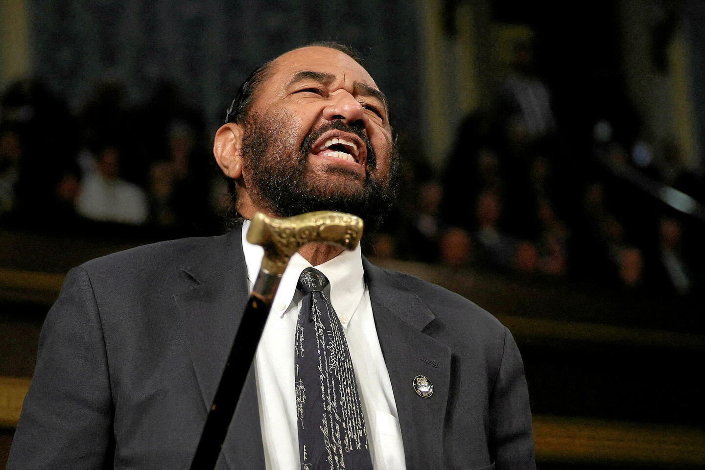 Qui est Al Green, ce député américain expulsé lors du discours de Trump au Congrès ?