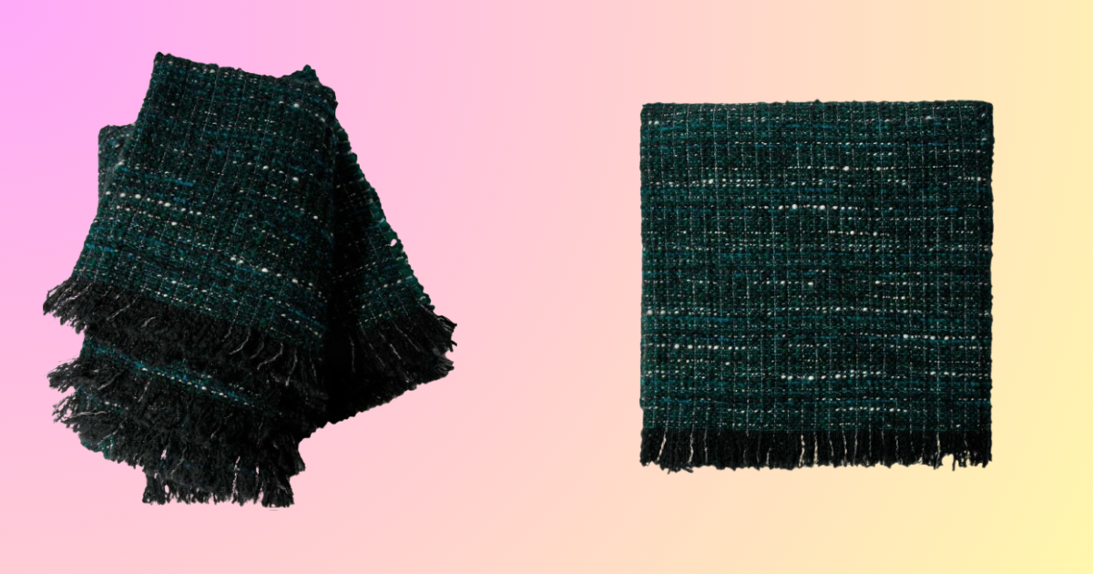 Cette écharpe en tweed signée Maje est à -50 % !