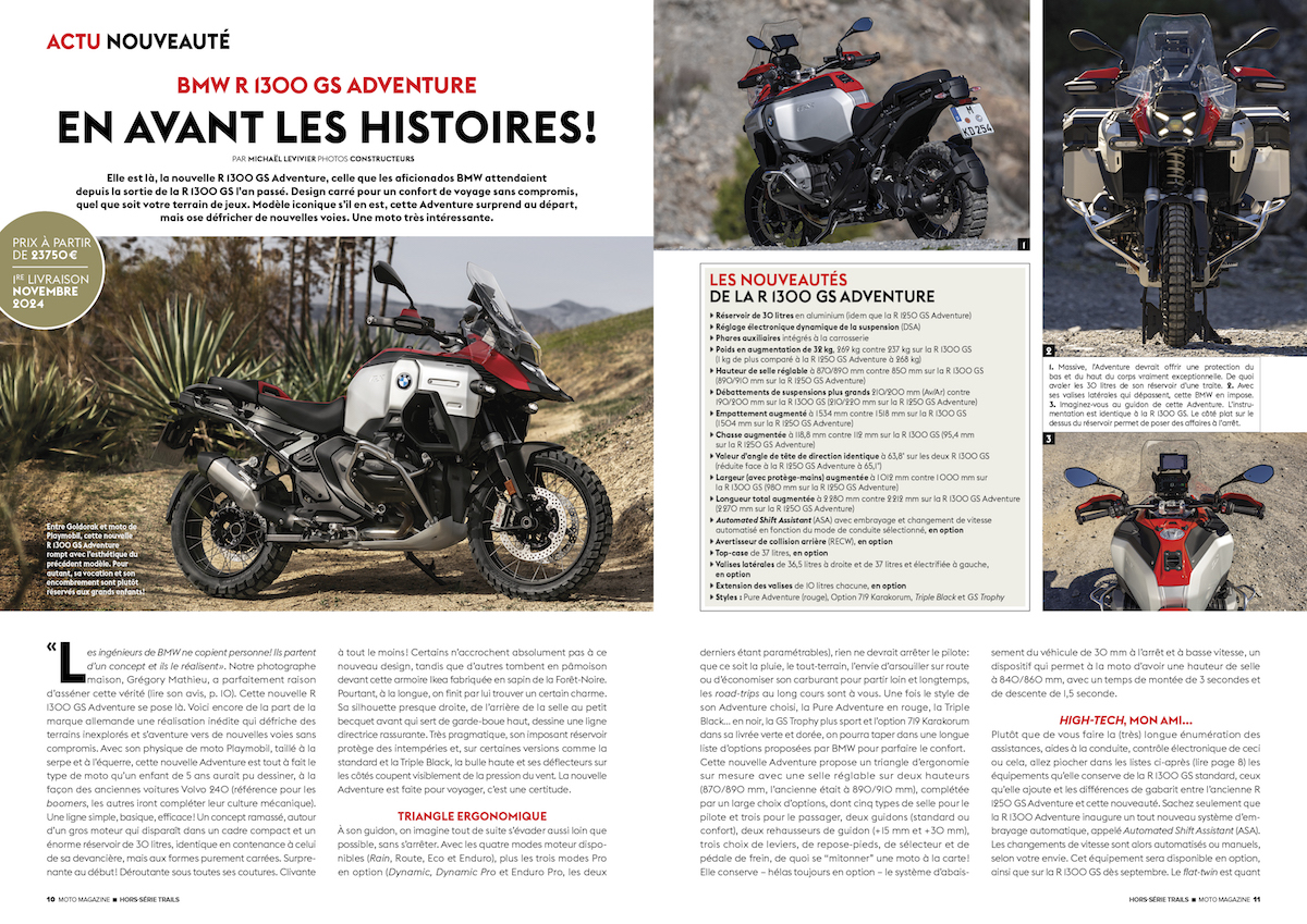 Le hors-série trails 2024 de Moto Magazine arrive en kiosque !