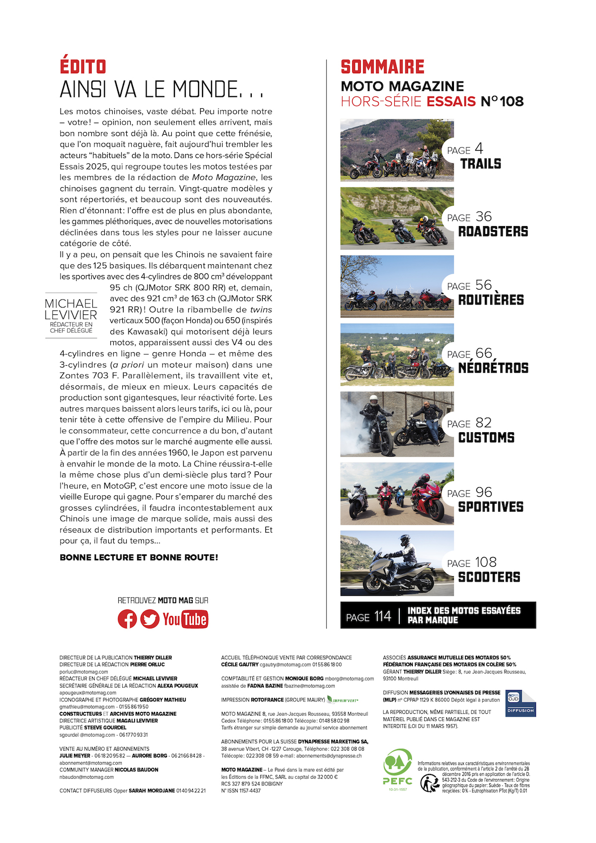 Le hors-série essais 2025 de Moto Magazine est en kiosque