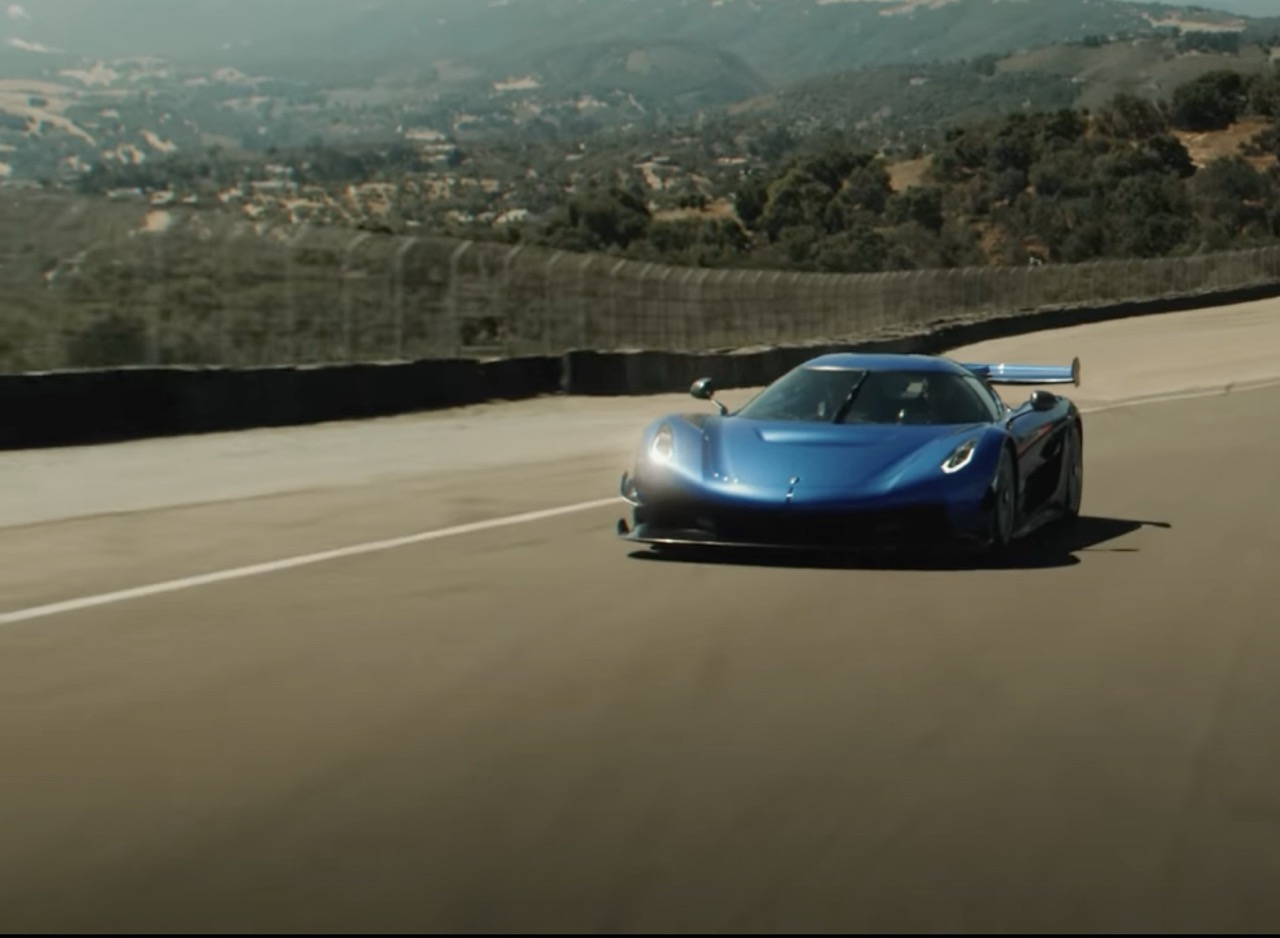 VID??O - La Koenigsegg Jesko met tout le monde d???accord sur la piste de Laguna Seca !