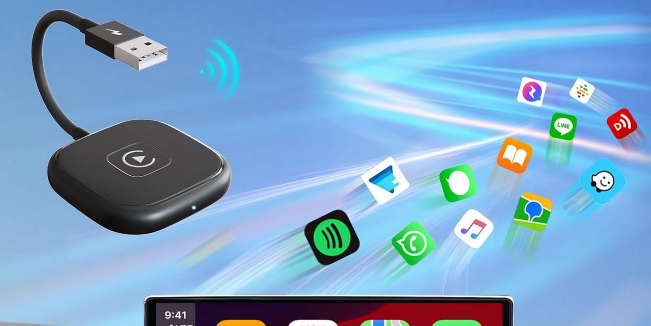 Retrouvez cet adaptateur Carplay sans fil idéal pour votre voiture sur Amazon