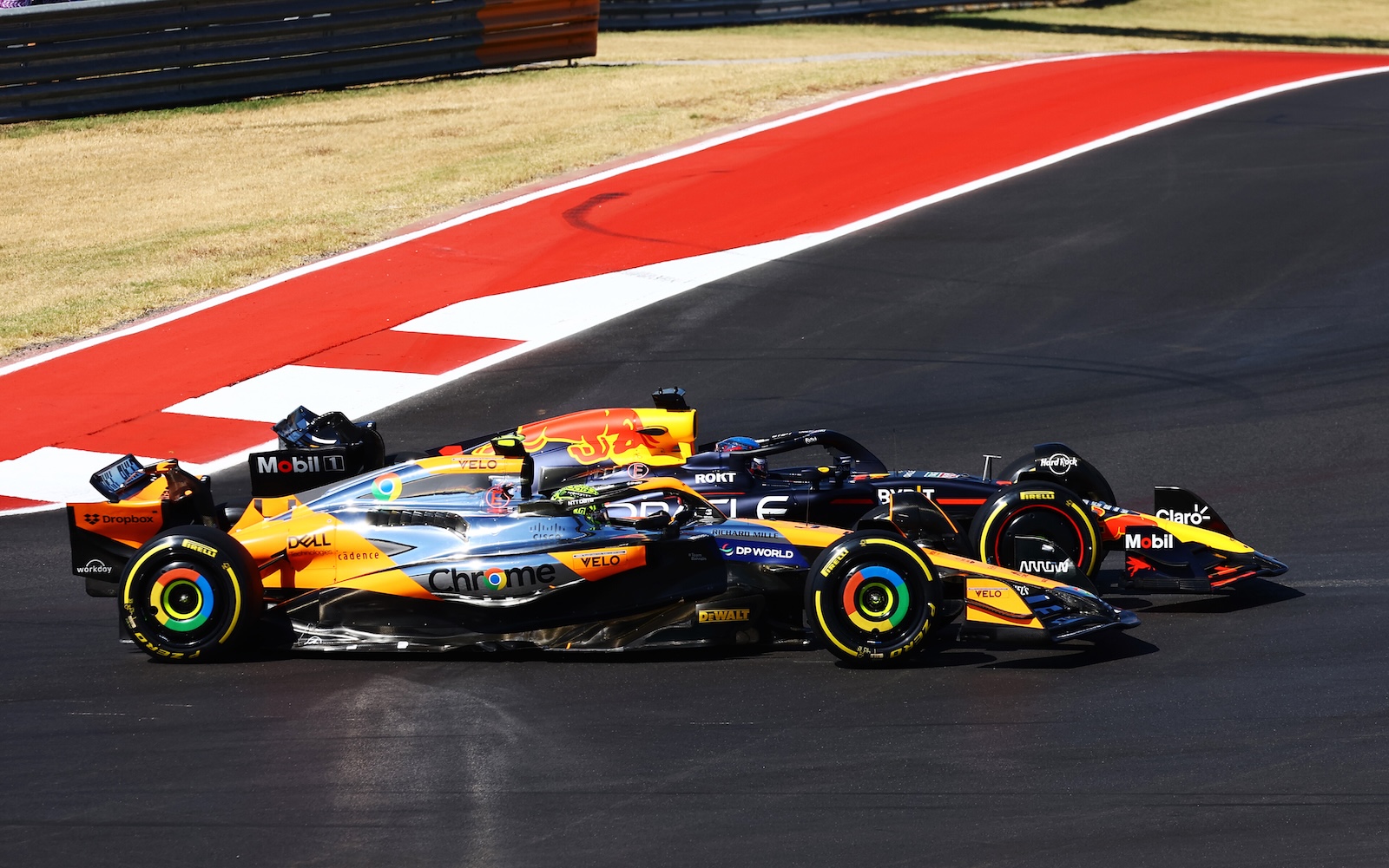 VIDEO - Le dépassement musclé de Lando Norris sur Max Verstappen pour la 3e place