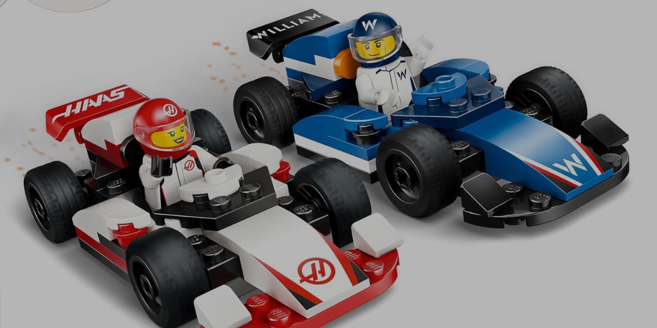 Faites découvrir la F1 à vos enfants grâce à ce set LEGO City avec 2 voitures de course à...