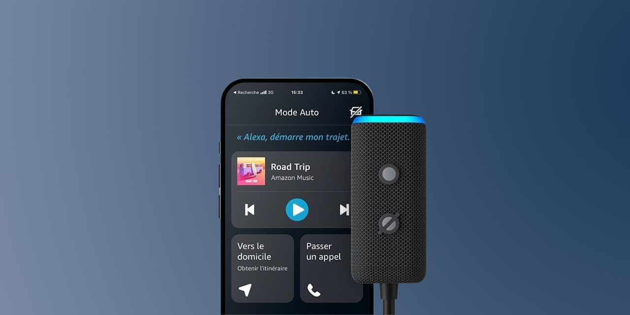 Obtenez le meilleur d’Alexa dans votre voiture avec l’accessoire high-tech Echo Auto d’Amazon