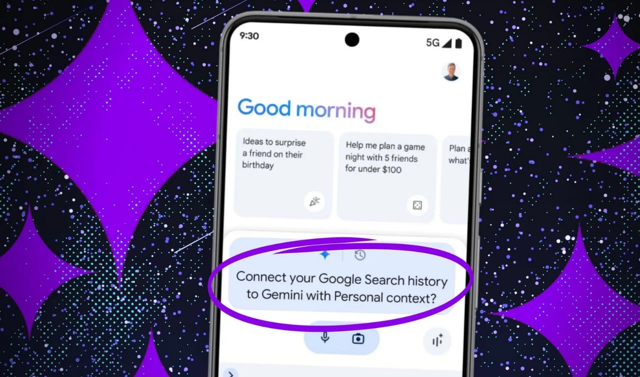 Gemini pourrait bientôt avoir accès à l’historique de recherche Google, avec votre autorisation