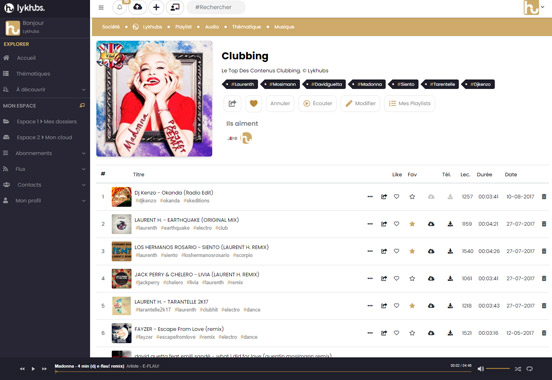 Créer une playlist