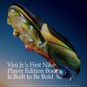 La premiÃ¨re chaussure Nike Player Edition de Vini Jr. mise sur l'audace