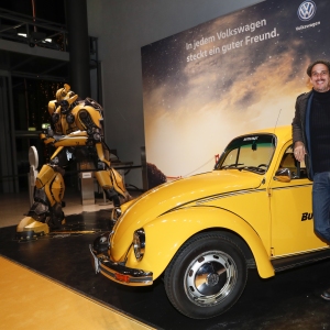 Volkswagen AG Hosts Bumblebee Celebrity Event In Wolfsburg