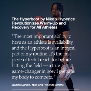 La Hyperboot de Nike x Hyperice révolutionne l'échauffement et la récupération pour les athlètes de tous niveaux