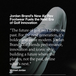 Golf : la nouvelle Jordan Air Rev ouvre une nouvelle ère d'innovation