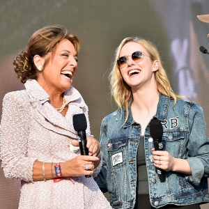 Yasmine Sherif and Rachel Brosnahan Global Citizen Festival