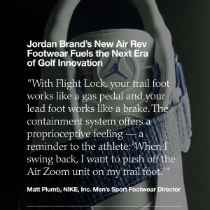 Golf : la nouvelle Jordan Air Rev ouvre une nouvelle ère d'innovation