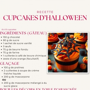 Recette de cupcakes d'halloween !