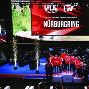 Team Toyota, The Gran Turismo 2019 World Tour event at Nuerburgring