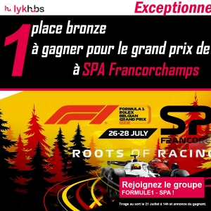 Formule1 SPA Francorchamps