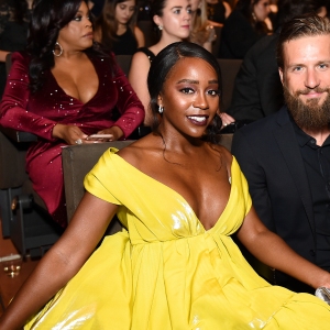 Aja Naomi King attends the 2019 Glamour Women