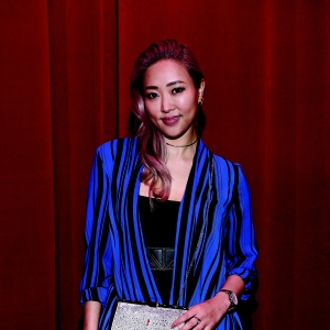 Tigarah attends Loubhoutan Express presentation
