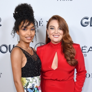 Yara Shahidi and Samantha Barry attend the 2019 Glamour Women
