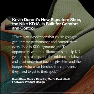 Nike KD18 : la nouvelle chaussure signature de Kevin Durant mise tout sur le confort et le contrôle