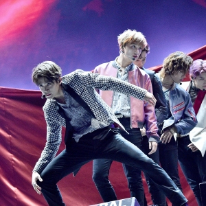 NCT 127 perform onstage during the 2019 Global Citizen Festival