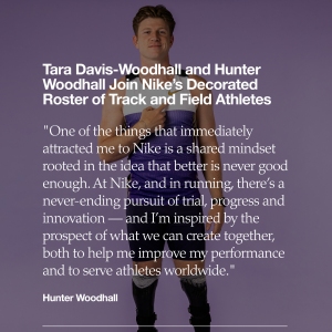 Tara Davis-Woodhall et Hunter Woodhall rejoignent la prestigieuse équipe d'athlétisme de Nike