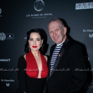 14ème Cérémonie des Globes de Cristal avec Dita Von Teese et Jean Paul Gaultier