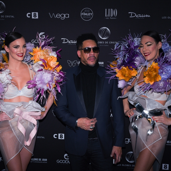 Joey Starr lors de la cérémonie des Globes de Cristal