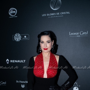 14ème Cérémonie des Globes de Cristal avec Dita Von Teese