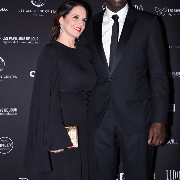 Omar Sy et sa femme Hélène aux Globes de Cristal