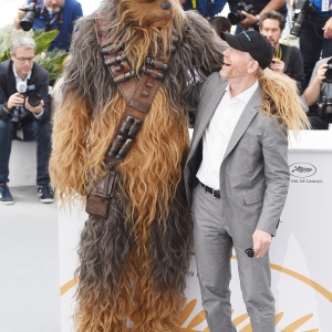 Chewbacca and director Ron Howard